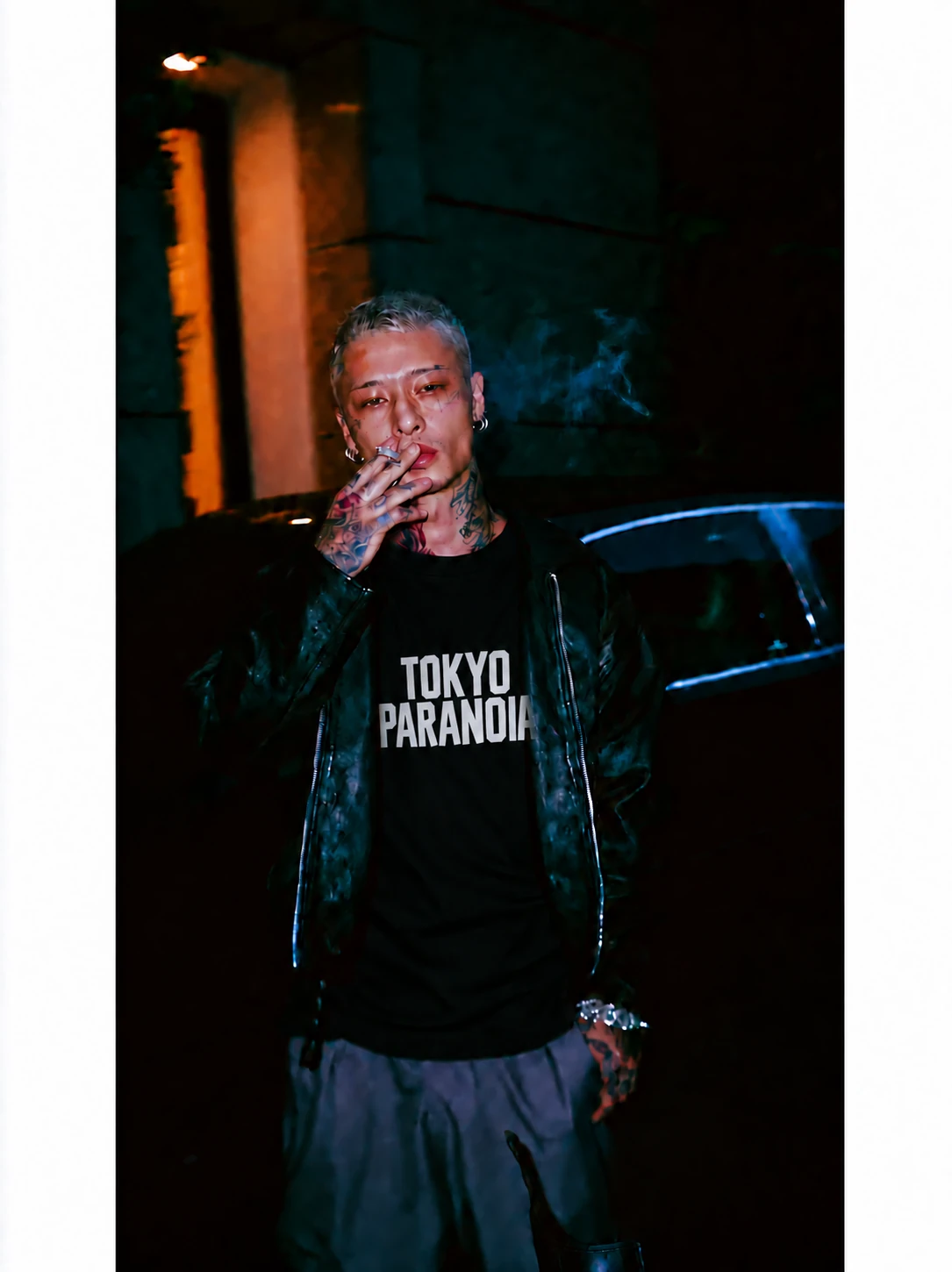 TOKYO PARANOIA — black, front, styled look