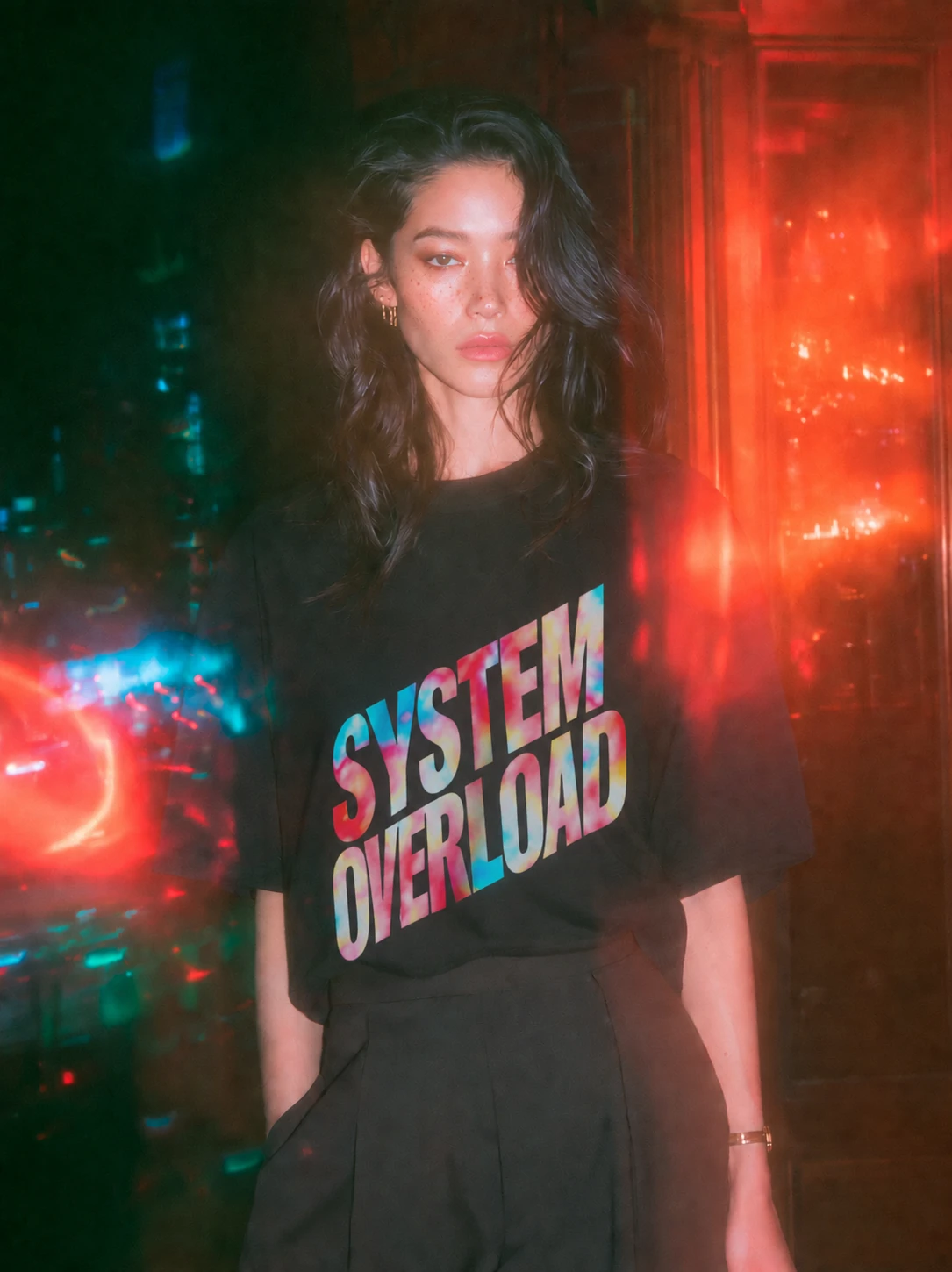 SYSTEM OVERLOAD — black, front, styled look