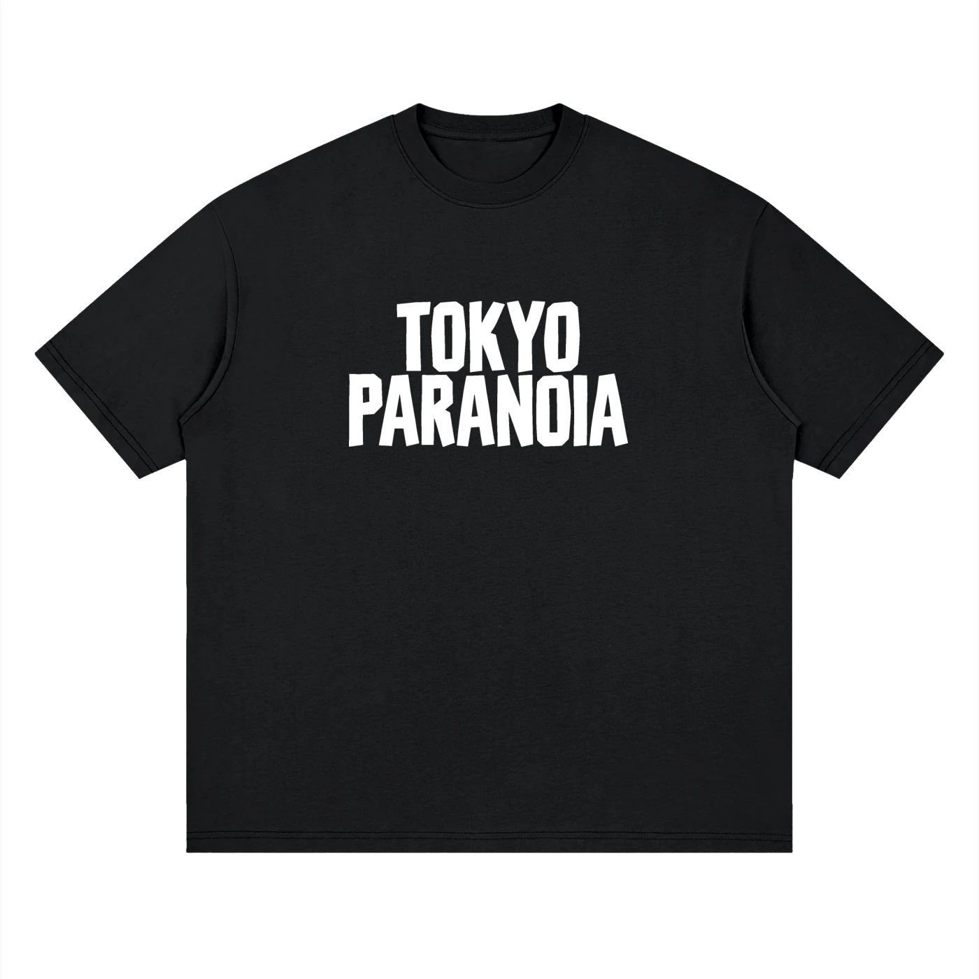 TOKYO PARANOIA — black, front, product view